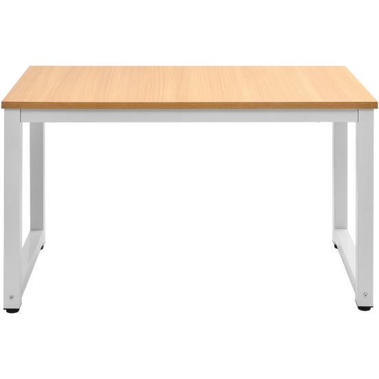 Прямоугольный настольный металлический каркас, противоскользящие подушечки для ног, офисный стол, высокая стабильность, рабочий стол для ПК