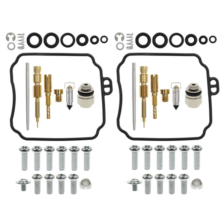 2 Комплекта для переборки карбюратора для Yamaha XVS650 V-Star 650 2006-2016 Ремонт карбюратора