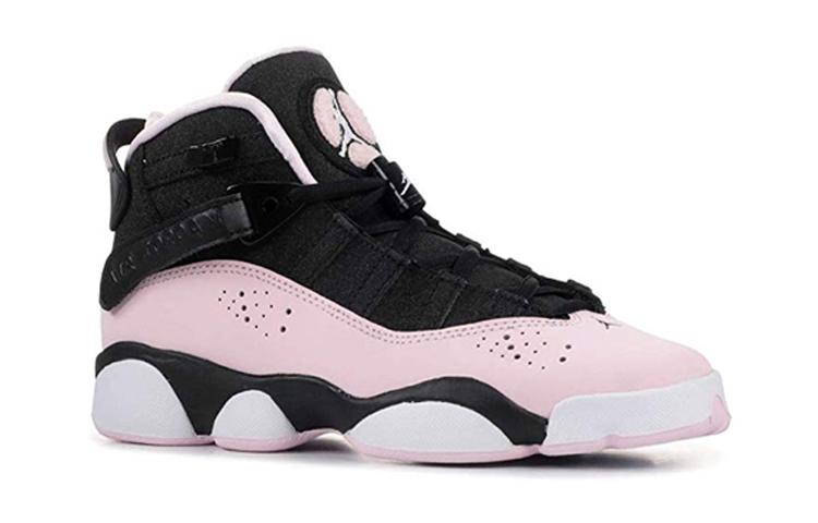 Jordan 6 Колец Черно-Розовый Пена GS 323399-006