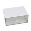 Desk Organizer Clear Plastic Stackable Vanity Storage Box with Drawer for Home Office Desktop