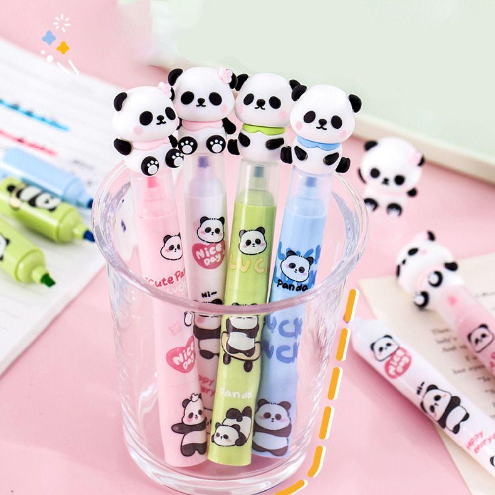 Креативная ручка-маркер «Панда» для мультфильмов, цветная ручка-маркер для школы и офиса