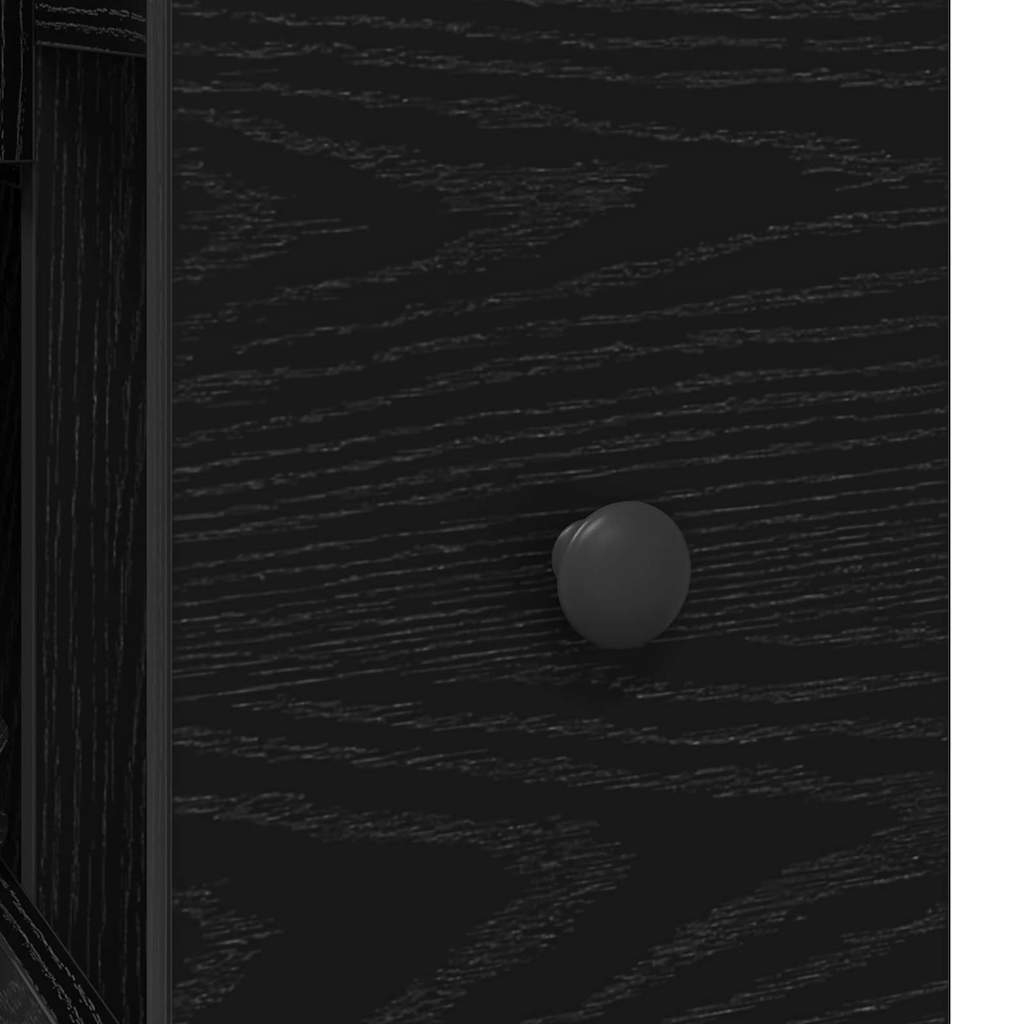 Bathroom Furniture Set Black Oak Effect 80 x 18 x 60 cm