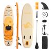 Inflatable Paddle Board with Seat, 3.05m x 84cm x 15cm Wide Ultra-Light SUP Paddleboard, Stand Up Paddle Board with Accessories, Pump, Paddle, Fin,