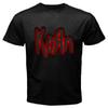 Korn Metal Rock Band Red Logo Black Unisex T-shirt
