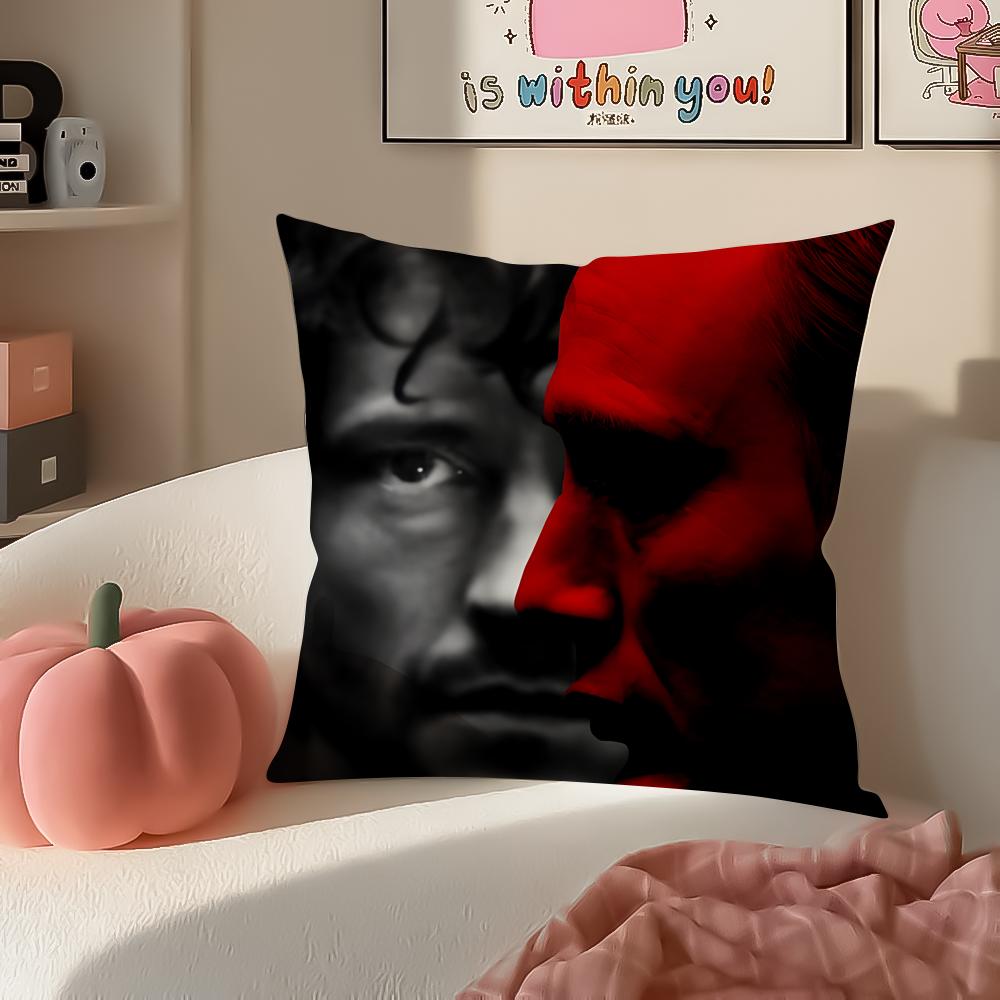 Dark Elegant TV Series HHannibal Cushion Cover Pillowcase Short Plush Invisible zipper Room Sofa Cushion Cover