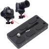 iShoot 80mm Quick Release Plate with Metal Grip for Large Camera Compatible with Nikon and D6 Canon EOS and 1DX and Fit Tripod Ball Head Clamps