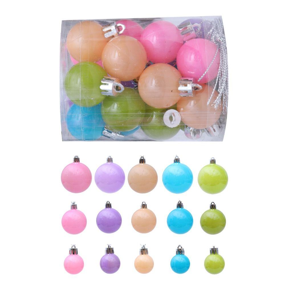 15/20 шт. Водонепроницаемый рождественский шар Пластиковое подвесное украшение на рождественскую елку Окно