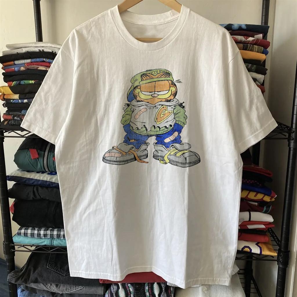 1994 Garfield Aged T-Shirt White M