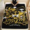 1 шт. Фланелевое одеяло с принтом Wu-Tang Clan, Высокое качество, Удобное для всех сезонов, Декор для дома, Тепло и комфорт