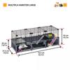 Клетка для хомяков Ferplast Multipla Large 107,5x37,5x В 42 см