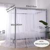 Mosquito Net Fine Mesh Large Square Mosquito Net For Double Bed And Single Bed 190x210x240cm