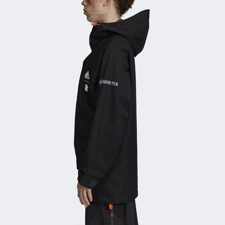 Adidas Мужская куртка с капюшоном Undefeated Collaboration Gore-Tex, черные DY3263