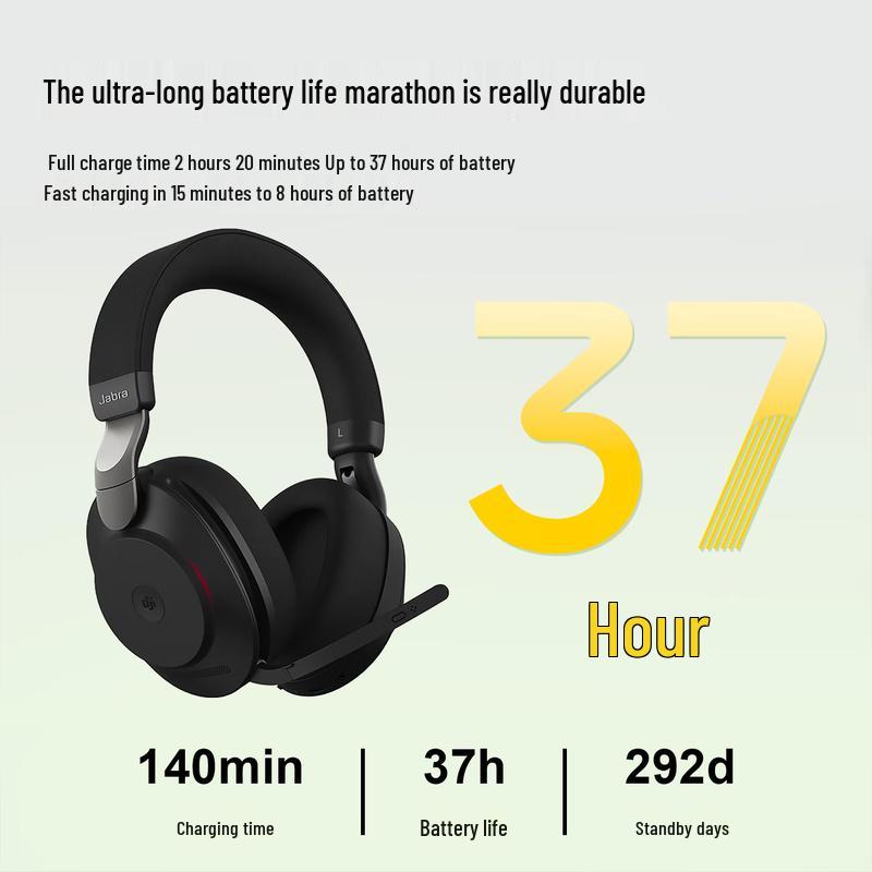 Jabra Evolve2 85 UC Stereo Headset (CN version)