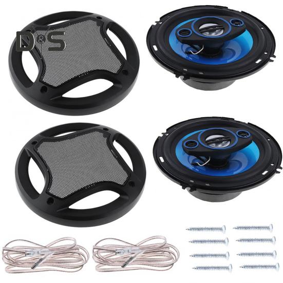 2 шт. автомобильный аудиодинамик полночастотный стереоэффект без потерь 6,5-дюймовый автомобильный коаксиальный звуковой сигнал для фургона