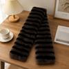 Windproof Winter Hat Scarf Set Faux Fur Plush Snood Scarf Fashion Fisherman Hat Scarf  Women