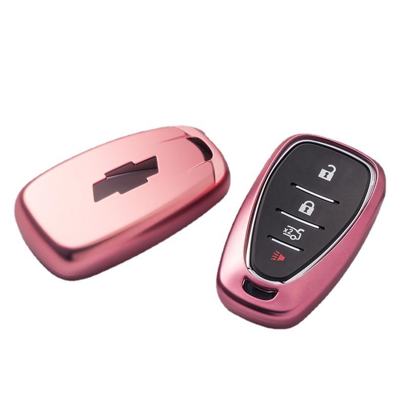 Чехол для ключа Chevrolet для Cruze, Malibu XL, Trax, Equinox - ТПУ оболочка и пряжка для смарт-моделей