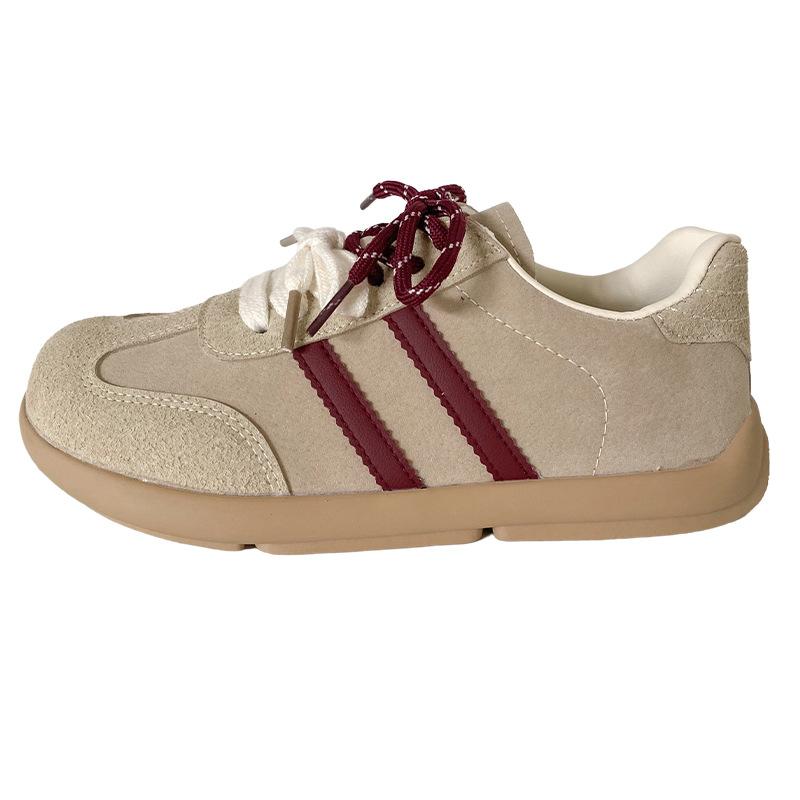 A9862 latex insole/cold dipping process mango head platform popular board shoes women's shoes German training shoes casual shoes lightweight