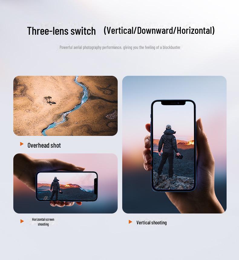 Дрон с HD-камерой A23 с бесщеточным двигателем, плавающим светом и обходом препятствий