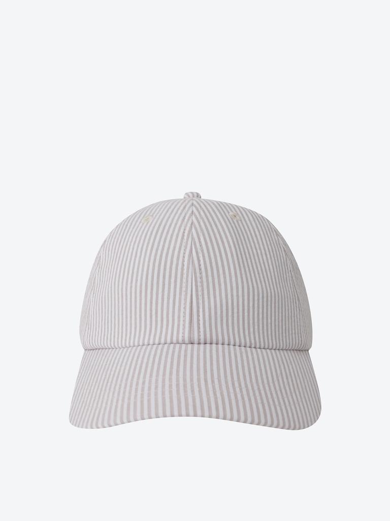 Seersucker Stripe Ball Cap HPACCFA702