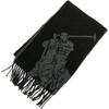 Polo Ralph Lauren Wool Muffler PC0454 Big Pony Polo 2 Color (Black) [Item]