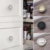 Round Hidden Door Knob Stainless Steel Cabinet Handle Pull Modern Hidden Door Handles  Cabinet