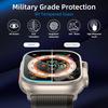 Tempered Glass Film Quick Pasting For Apple Watch Ultra 3/2/1 49mm Easy To Install Screen Glass Protective Film Ultra 3-2-1 49mm