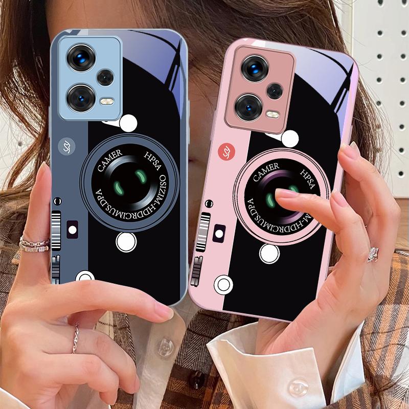 Темно-зеленый узор камеры Для Xiaomi Poco M4 X7 F7 Ultra x7pro F7 F6 X6 Pro F5 F4 X5 X3 F3 X2 F4 GT M3 X4 GT Закаленный чехол для телефона