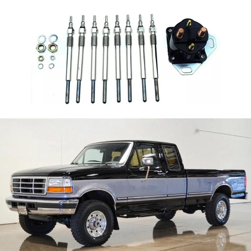 Power Strokes Diesels Pickup Relays Solenoid& Glow Plug DY838 DY861 1825931C1 1825931C2 For 7.3L F-350 F-450 F-590 F-600