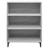 817379 vidaXL Buffet Sonoma gris 69,5x32,5x90 cm Bois d'ingénierie
