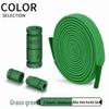 Green No-Tie Elastic Shoelace Buckle - Easy Fit for Men, Women & Children