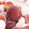 Изысканный flocked рождественский шар Рождественские шары Подарочный шар Украшение для рождественской елки Рождественские украшения DIY Рождественская елка Подвесные украшения