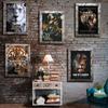 Motivational Quote Black Lion Tiger Canvas Paintings Inspired Art Classic Poster and Print Wall Painting for the Office of Home Decor