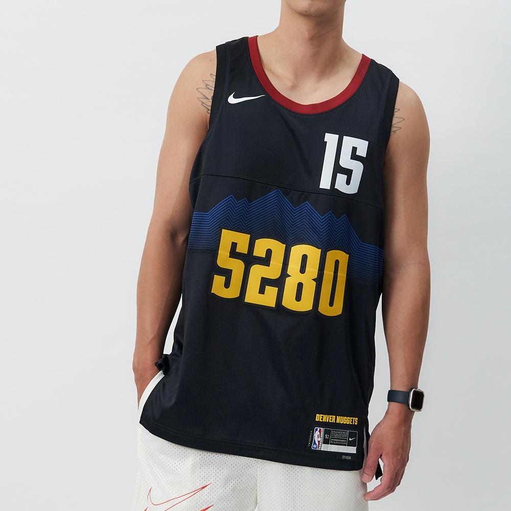 Nike Dri-FIT НБА Никола Йокич Денвер Наггетс Городская версия 2023 Swingman Мужская майка DX8500-011
