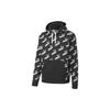 Puma Amplified Logo All-Over Print Hoodie Men Sweatshirt Black 582795-01