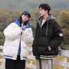 Couples Thickened New Winter Hong Kong Style Design Niche Fake Two-piece White Duck Down Jacket