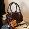Simple Retro Portable Small Bag Women's 2025 New Autumn and Winter Fashion Messenger Bag Commuter Shoulder Pillow Bag