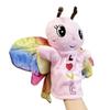 Handmade Butterfly Colorful Plush Toy Parent Child Soothing Interactive Doll