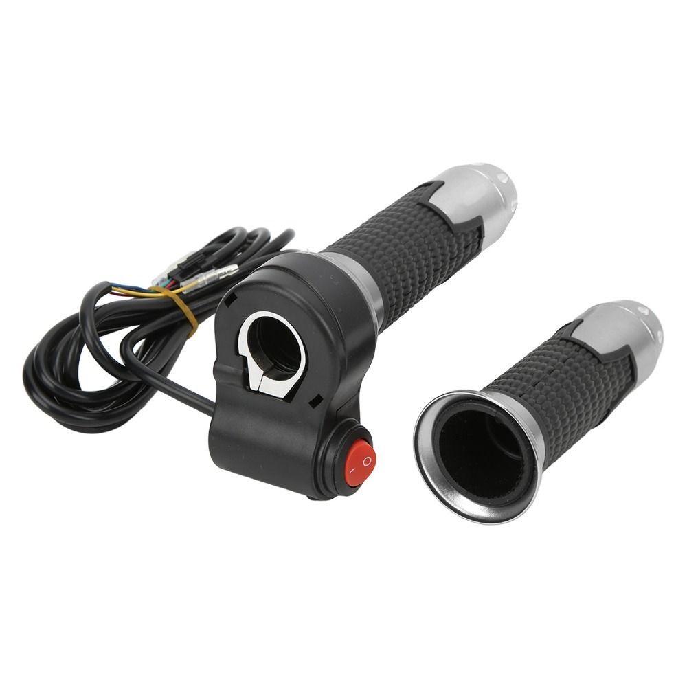 Cable 1.8m Twist Throttle Grips with Button Throttle Grip Handlebar  Motorcycle Accessories