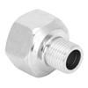 Stainless Steel Hex Head Reducer Pipe Connector Fitting Male Thread G1/2in Female Thread G1in