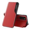 Eco Leather View Case Elegant Case With Flap And Stand Function For Samsung Galaxy A72 4G Red