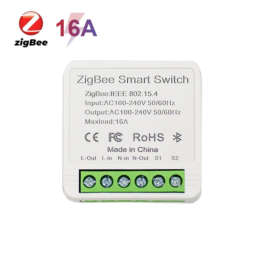 AUBESS EWeLink Zigbee 16A умный выключатель приложение голосовой пульт дистанционного управления беспроводной переключатель подходит для Alexa Google Home