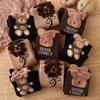 Bear Cotton Socks Cotton Middle Tube Socks Comfortable Bear Socks