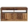 LED TV Cabinet Reclaimed Wood Engineered Wood