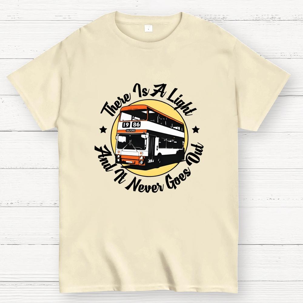 There Is A Light That Never Goes Out Double Decker Bus Cotton Casual Cool Loose T-Shirt
