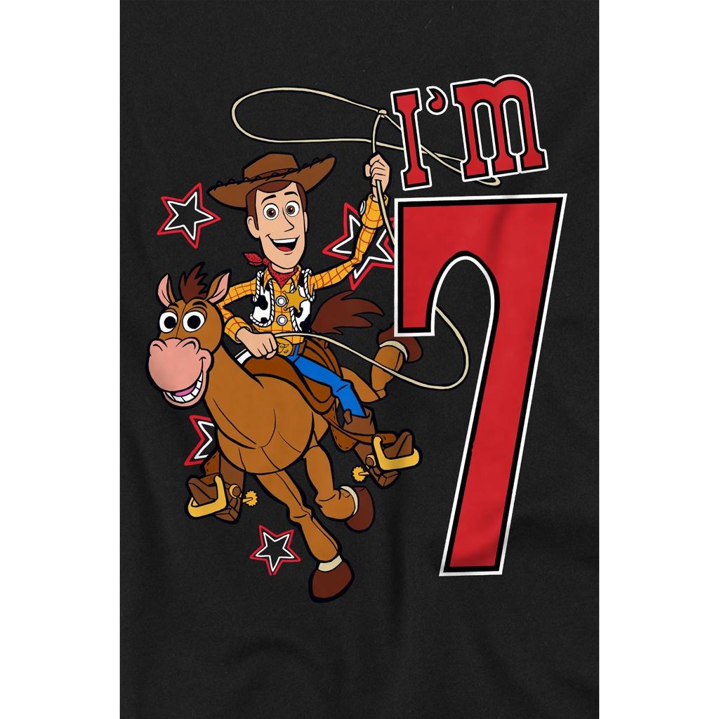 Toy Story Childrens/Kids I´m 7 Woody Birthday T-Shirt