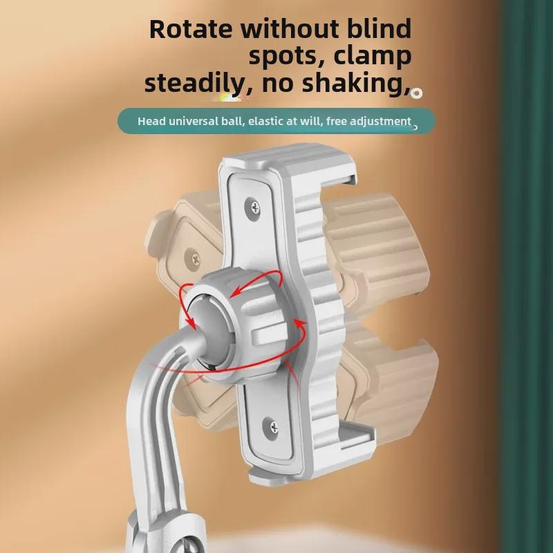 Невидимая подставка для мобильного телефона: Выдвижной настольный держатель для ленивых прямых трансляций и онлайн-занятий