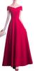 Платье Toa Soa Long Night Work Maxi 01, Женское, Для hostess, Хостес, Коктейльное, Наряд, Платье, Расклешенное, С открытыми плечами (Размер - M, Красный)