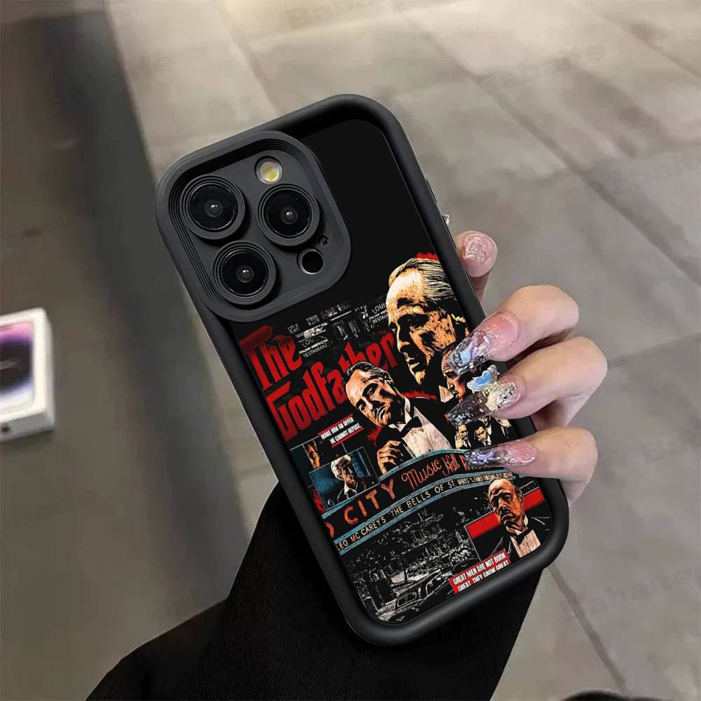 Крутой чехол для телефона из фильма «Крестный отец» для iPhone 16 15 14 Plus 13 12 11 17 Pro Max Pro Мягкая крышка