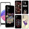Чехол для телефона S-SlipknotEs для Samsung S24,23,22,30,21,10,9,Ultra,Plus,Lite,FE,5G Черный Мягкий Чехол