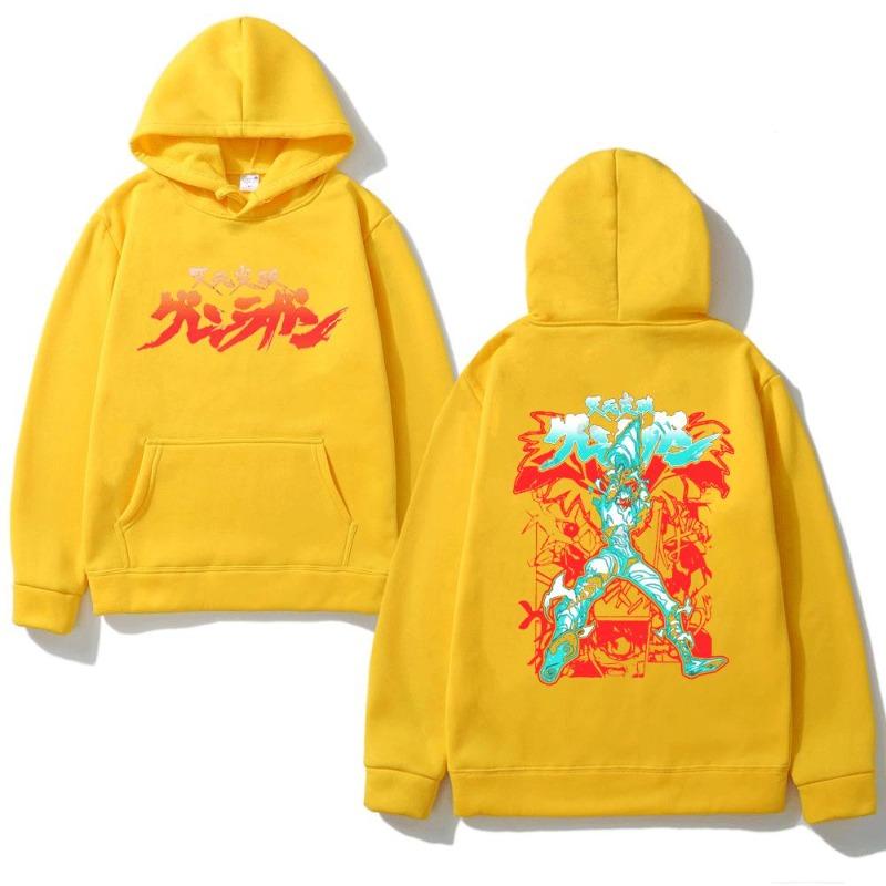 2026 Japan Manga Tengen Toppa Gurren Lagan Pullover Anime Hooded Fashion Autumn/Winter Large Sweatshirt